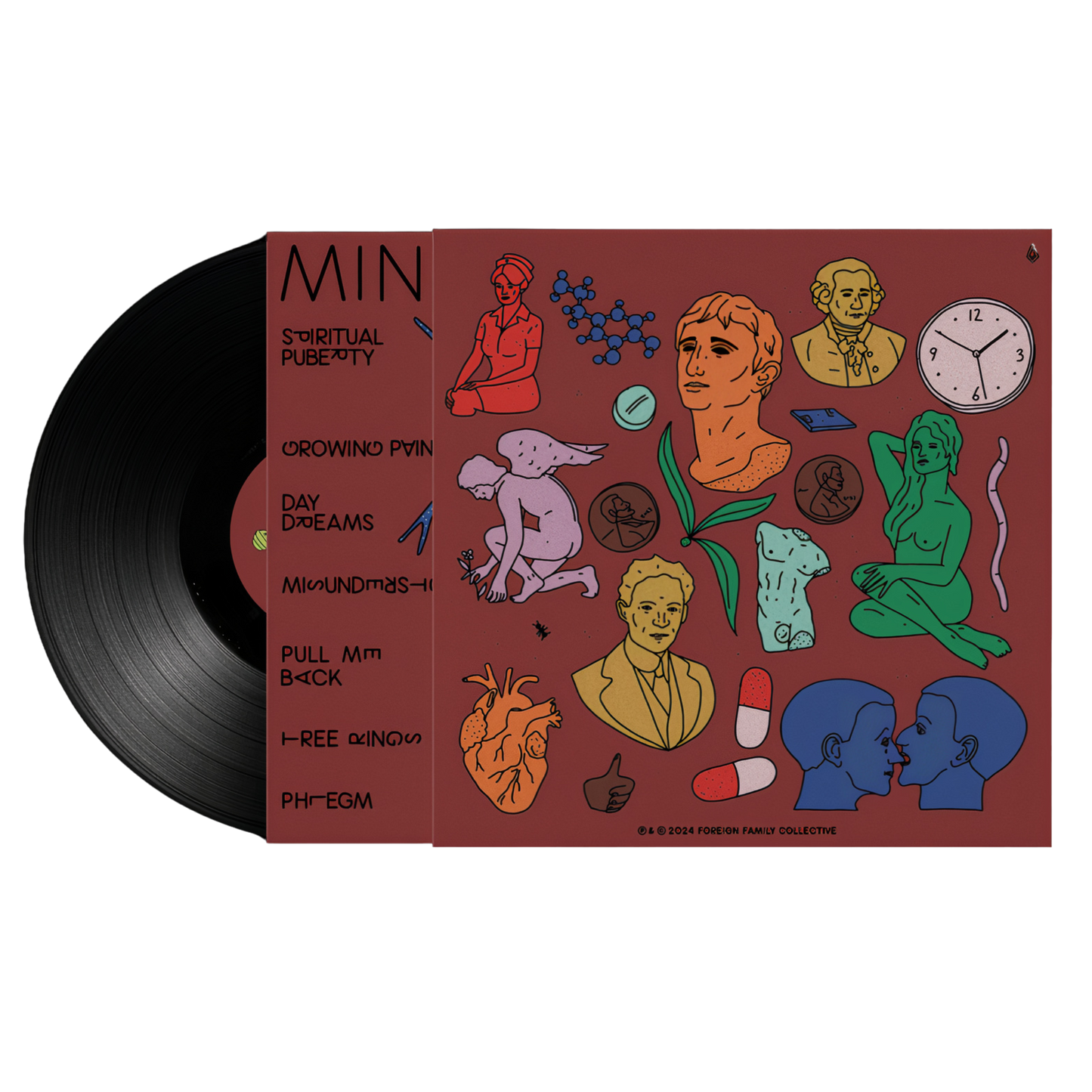 Mindchatter - 'Spiritual Puberty' + 'This is A Reminder That You Are Not Behind Your Face’ LP