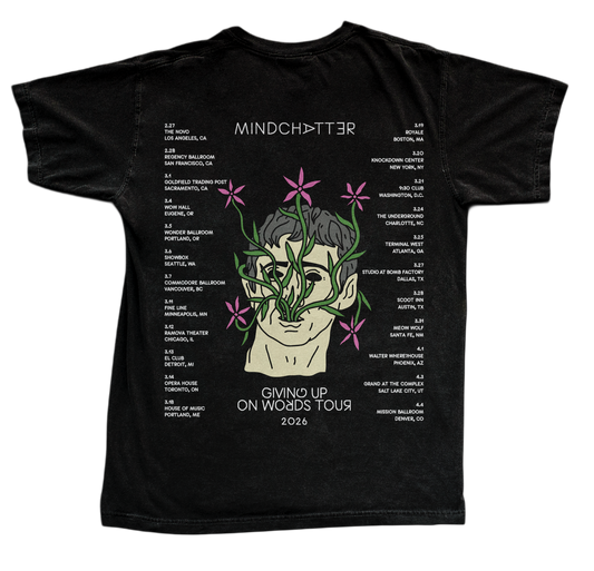 Giving Up On Words 2026 Tour Tee